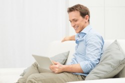 Selbstständiger entspannt